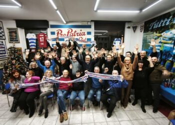 La “Prima” nella nuova sede del Pro Patria Club