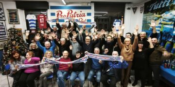 La “Prima” nella nuova sede del Pro Patria Club