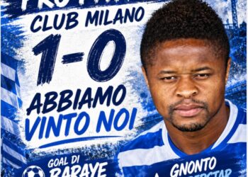 Pro Patria- Club Milano 1-0