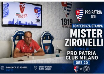 Mister Zironelli prima di Pro Patria Club Milano