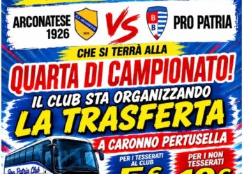 Tutti a Caronno Pertusella per Arconatese Pro Patria