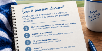 Non è successo niente, ma dalle sconfitte c’è sempre da imparare