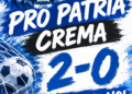 Pro Patria Crema 2-0