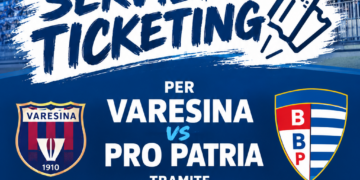 Servizio ticketing Pro Patria Club per Venegono Superiore