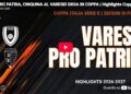I goals di Varese Pro Patria