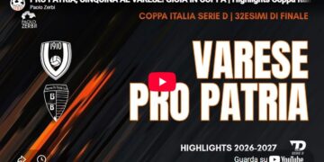 I goals di Varese Pro Patria